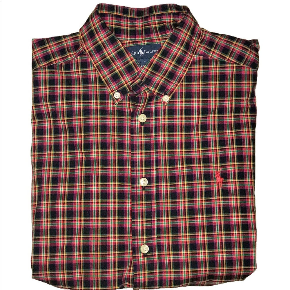 (RALPH LAUREN) Boys Long-Sleeve Button Down